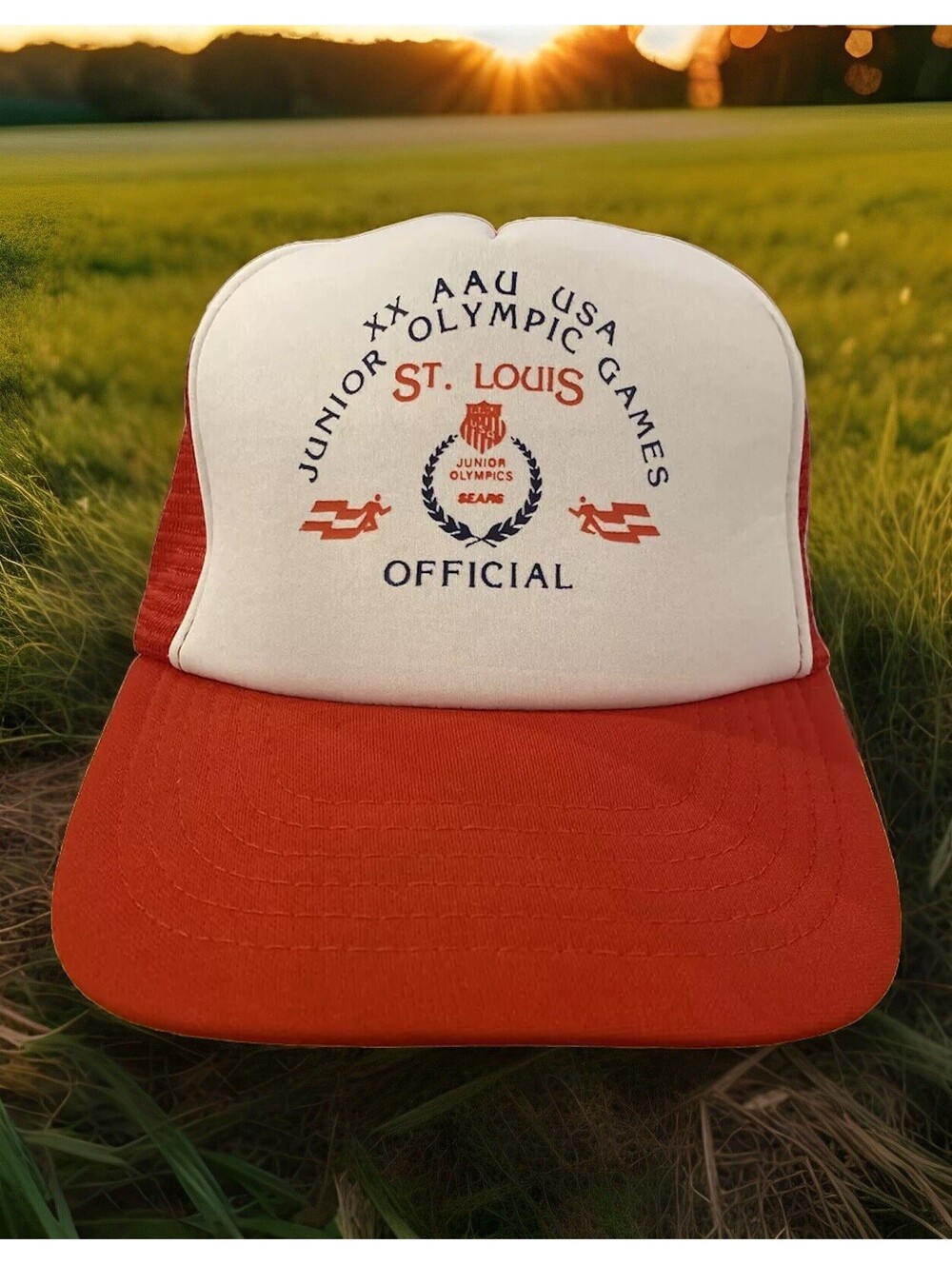 Olympic Games Junior USA Official St Louis Sears Mesh SnapBack Baseball Cap
